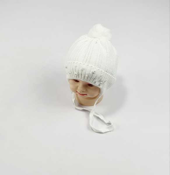 Шапка малютка арт.1009 (белый)